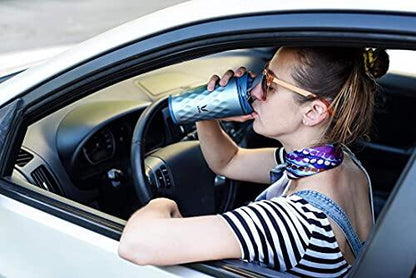 Drynk 350 ml Vacuum Insulated Stainless Steel Flask, Thermos Sipper Water Bottle (Tumbler+Sipper)