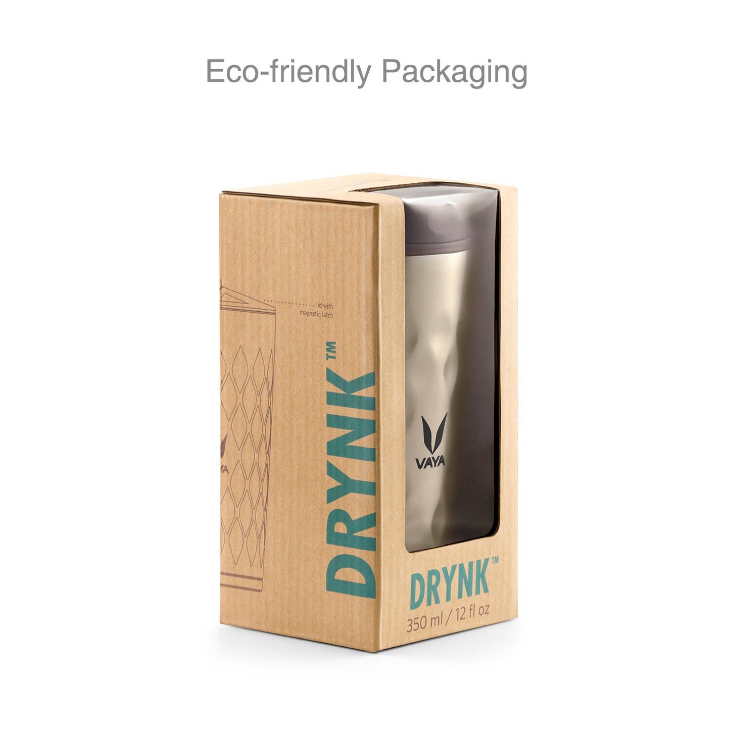 Drynk 350 ml Vacuum Insulated Stainless Steel Flask, Thermos Sipper Water Bottle (Tumbler+Sipper)