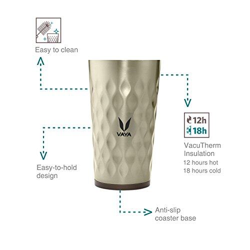 Drynk 350 ml Vacuum Insulated Stainless Steel Flask, Thermos Sipper Water Bottle (Tumbler+Sipper)