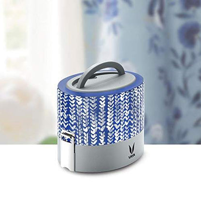 Tyffyn Copper-Finished Stainless Steel Lunch Box, 600 ml, 2 Containers