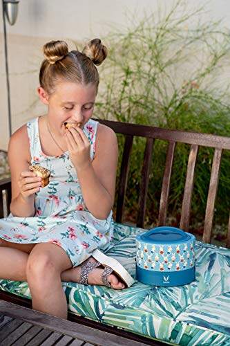 Tyffyn Copper-Finished Stainless Steel Lunch Box, 600 ml, 2 Containers