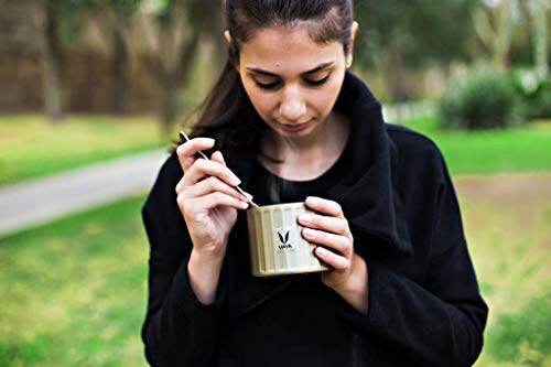 保鲜盒 300 毫升 - 真空隔热不锈钢餐盒、沙拉盒、餐盒、便携式午餐盒、水果盒，1 x 300 毫升