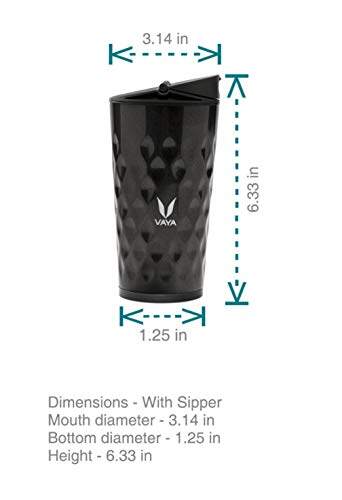 Drynk 350 ml Vacuum Insulated Stainless Steel Flask, Thermos Sipper Water Bottle (Tumbler+Sipper)