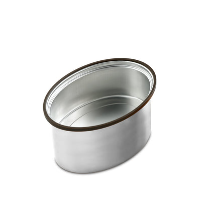 Polished Stainless Steel Single Container, 600 ml