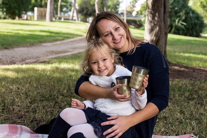 Tumbler Keluli Tahan Karat PopCup dengan Tudung, Mug Perjalanan Bertebat Vakum Dinding Dua Kali, 250ml 