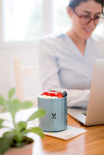 Simpan 500 ml - Bekas Makanan Keluli Tahan Karat Bertebat Vakum, Kotak Salad, Pembawa Makanan, Kotak Makan Tengahari Mudah Alih, Kotak Buah, 1 x 500 ml 