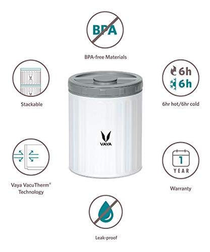 Simpan 500 ml - Bekas Makanan Keluli Tahan Karat Bertebat Vakum, Kotak Salad, Pembawa Makanan, Kotak Makan Tengahari Mudah Alih, Kotak Buah, 1 x 500 ml 