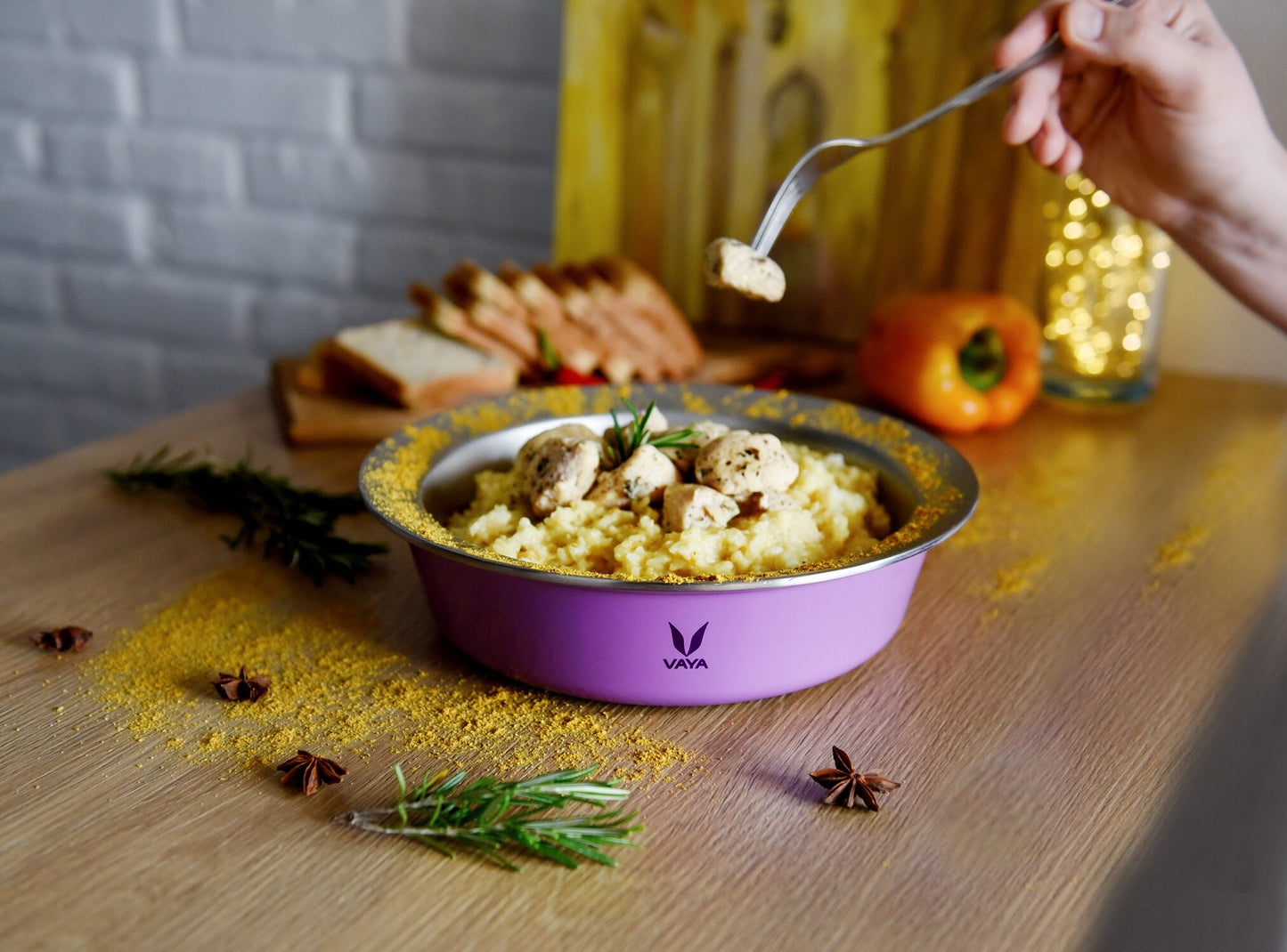 HauteCase - Kaserol Bertebat Keluli Tahan Karat Dengan Tudung | Periuk Kes Panas dan Bekas Makanan Termos | Kuali Periuk Kaserol Panas dengan Tudung 1.1L + Tudung Tindanan 