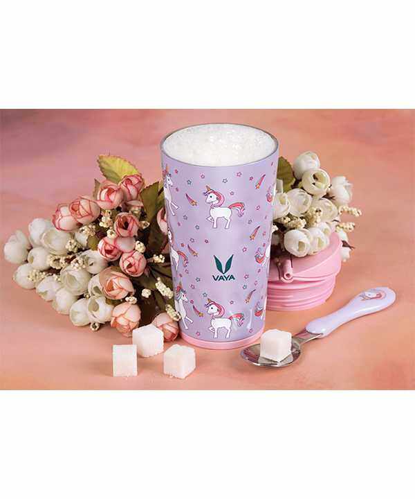 Drynk 350 ml Vacuum Insulated Stainless Steel Flask, Thermos Sipper Water Bottle (Tumbler+Sipper)