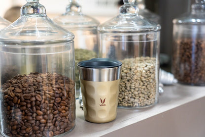 Tumbler Keluli Tahan Karat PopCup dengan Tudung, Mug Perjalanan Bertebat Vakum Dinding Dua Kali, 250ml 