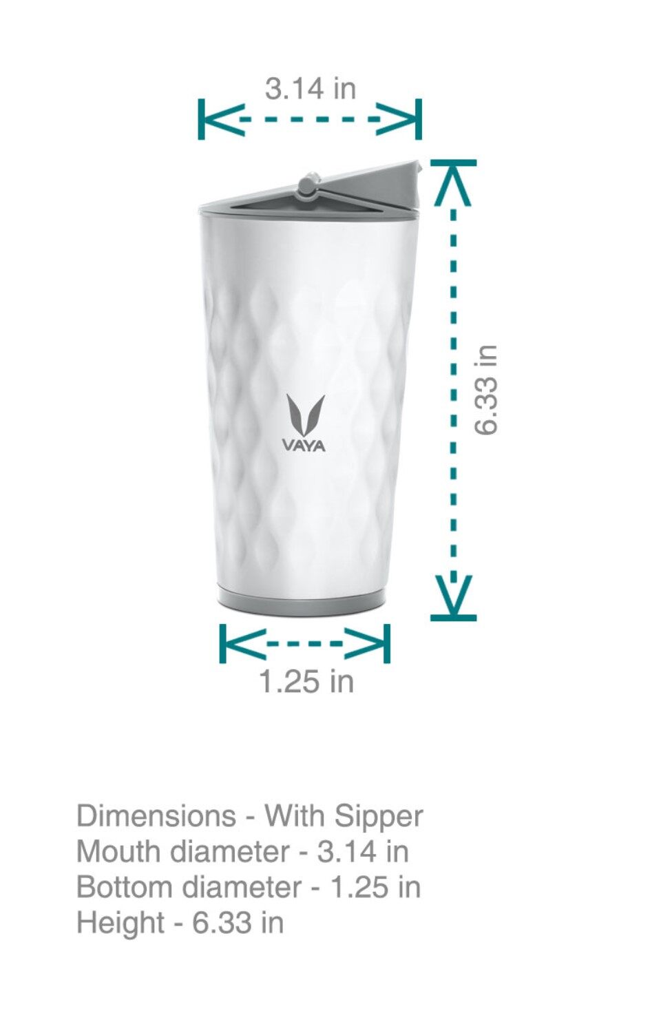 Drynk 350 ml Vacuum Insulated Stainless Steel Flask, Thermos Sipper Water Bottle (Tumbler+Sipper)