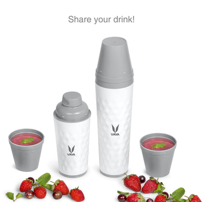 Drynk 3 in 1 Stainless Steel Water Bottle (Tumbler+Sipper+Gulper) with 2 Cups, 600 ml