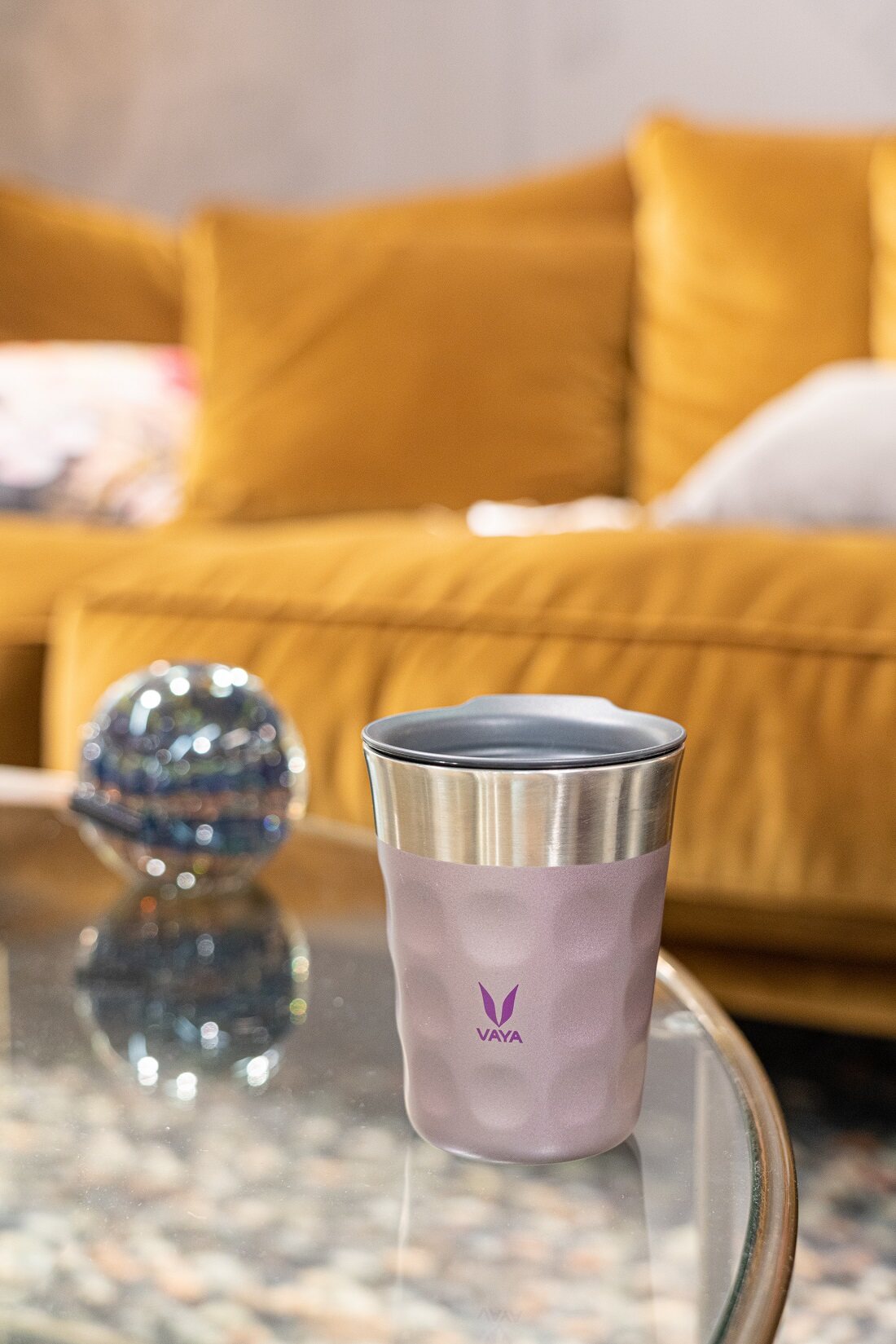 Tumbler Keluli Tahan Karat PopCup dengan Tudung, Mug Perjalanan Bertebat Vakum Dinding Dua Kali, 250ml 