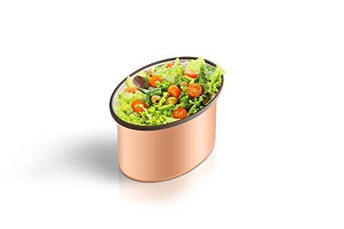 Bekas Tunggal Keluli Tahan Karat Siap Tembaga, 600 ml 